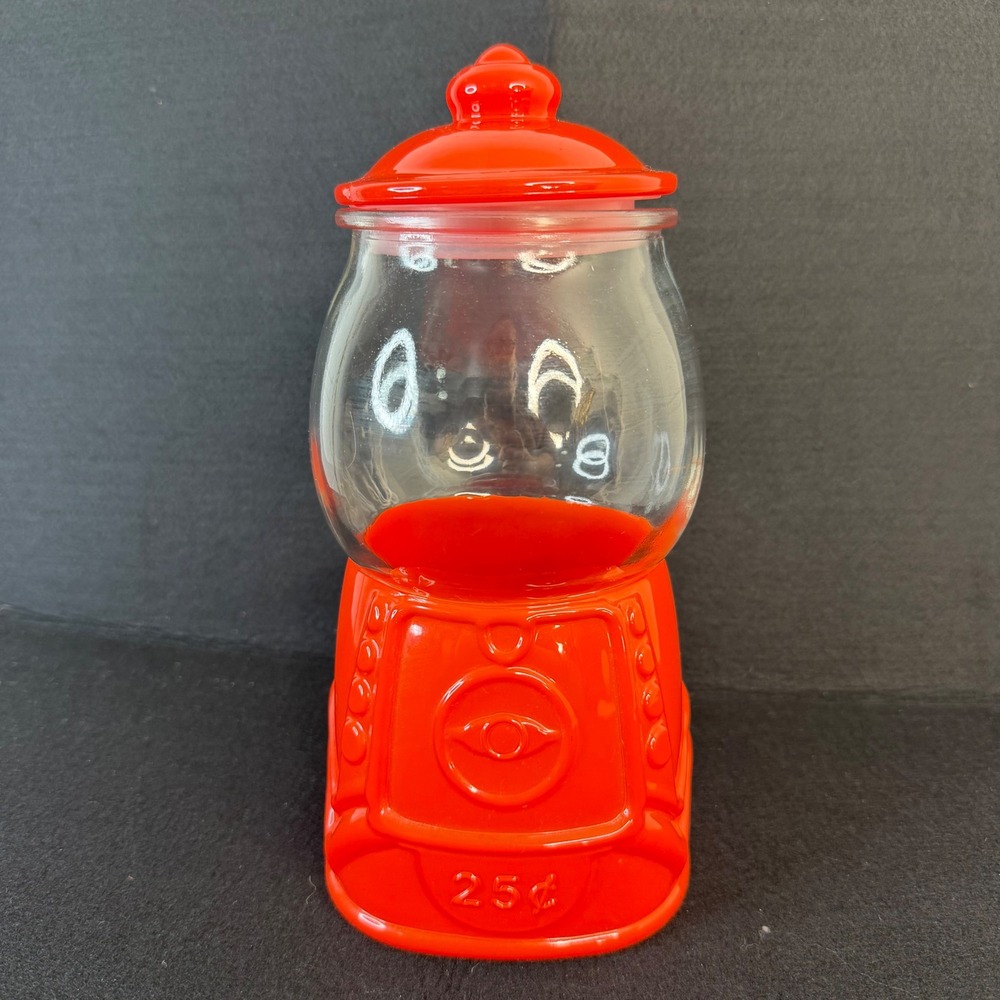 Gum Ball Machine Jar Red Candy Circus Maximalist Target Bullseye Playground